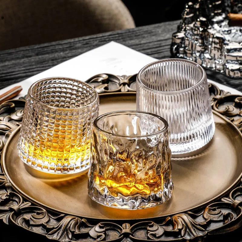 Whiskey Glass, Old Fashioned Rocks Glasses Tumblers.