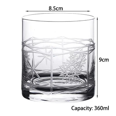 Whiskey Glass, Old Fashioned Rocks Glasses Tumblers.