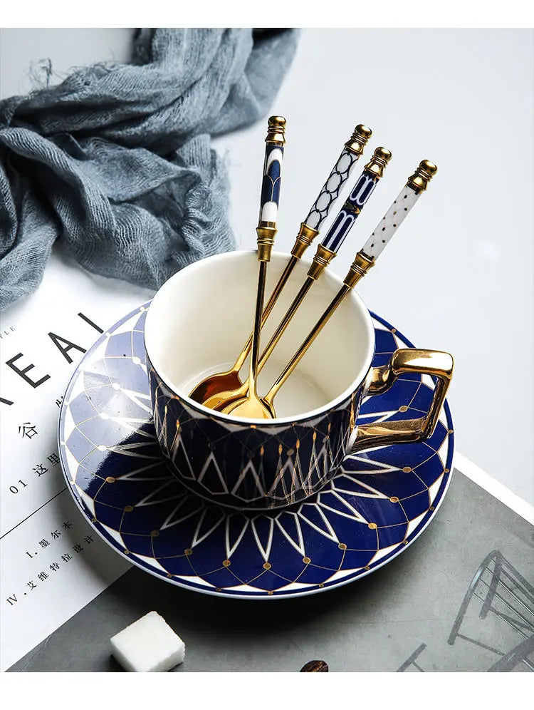 Stainless Steel Ceramic Dessert Spoon