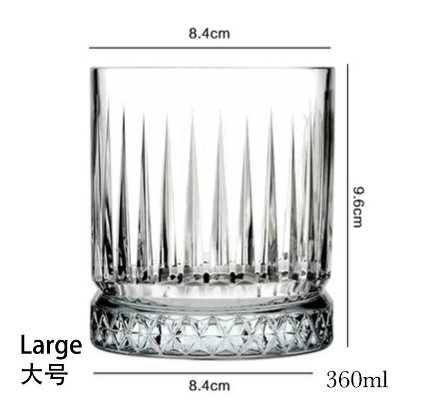 Whiskey Glass, Old Fashioned Rocks Glasses Tumblers.