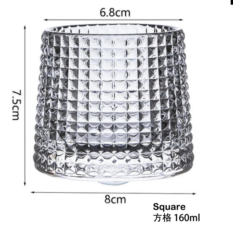Whiskey Glass, Old Fashioned Rocks Glasses Tumblers.