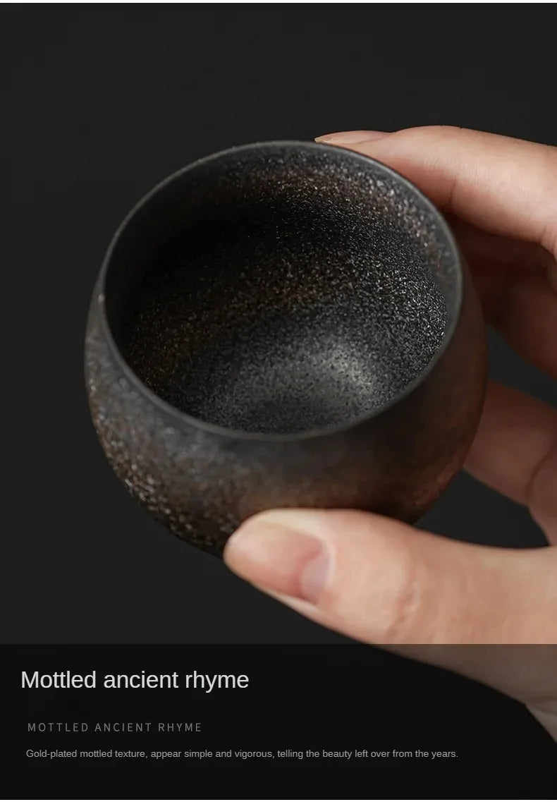Japanese Style Handmade Stoneware Tea Cup