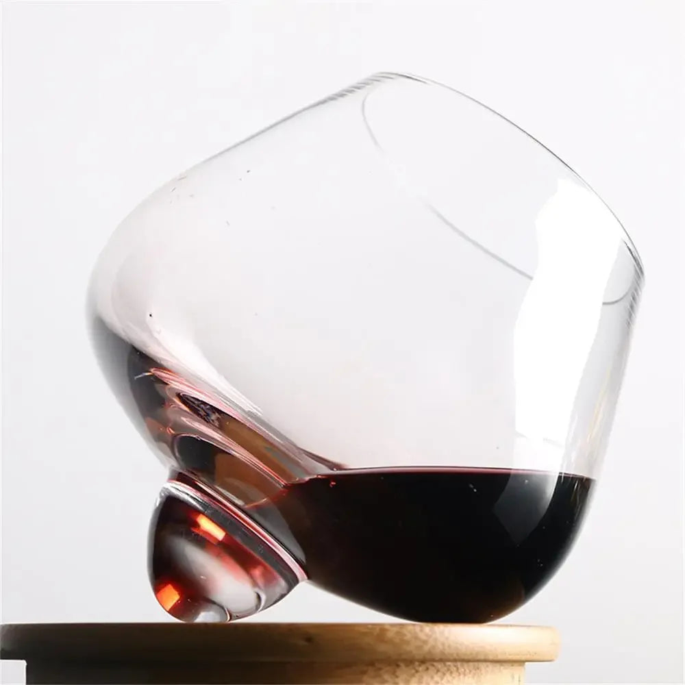 Irregular Rotating Whiskey/Wine Glass