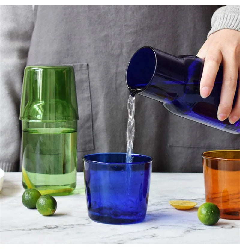 550ml Bedside Water Carafe and Glass Set