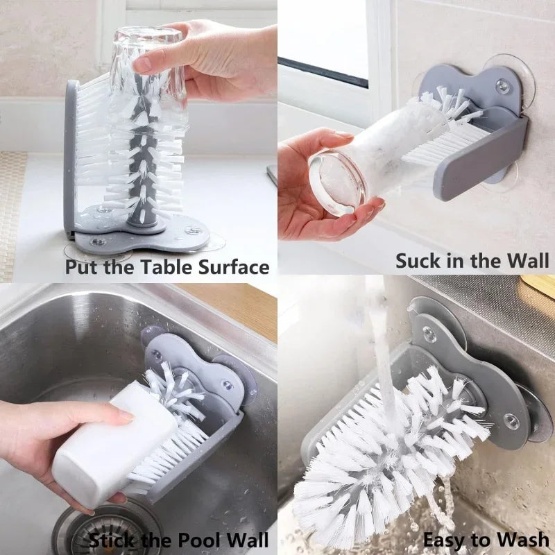 Sink Cup Scrubber & Glass Cleaner