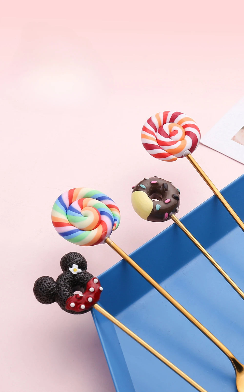 Stainless Steel Creative Candy Donut Dessert Fork/Spoon