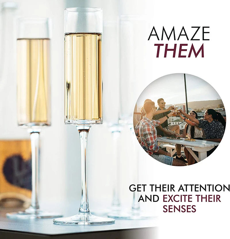 Modern Champagne Flute Glasses