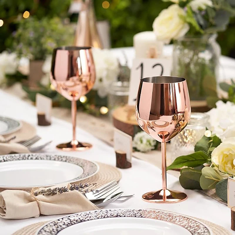 New Stainless Steel Cocktail Glasses