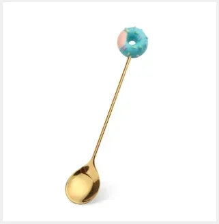 Stainless Steel Creative Candy Donut Dessert Fork/Spoon