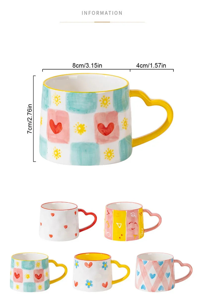 300ml Cute Creative Handmade Mug