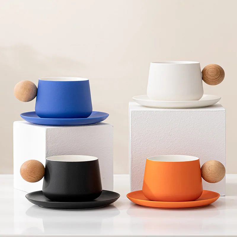 Exquisite Ceramic High Beauty Afternoon Tea Cups