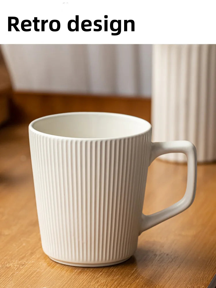 450ML Ceramics Nordic Style High-capacity Coffee Mug