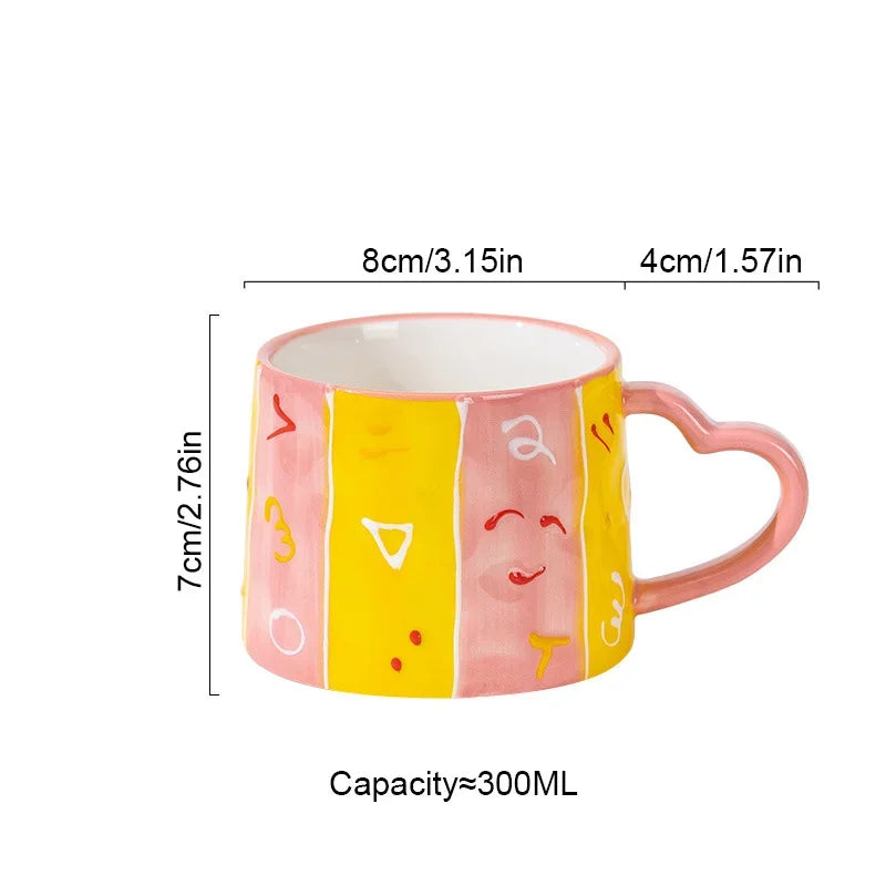 300ml Cute Creative Handmade Mug