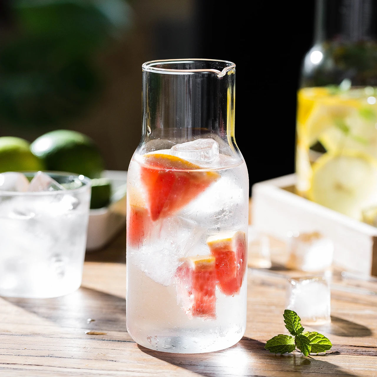 550ml Bedside Water Carafe and Glass Set