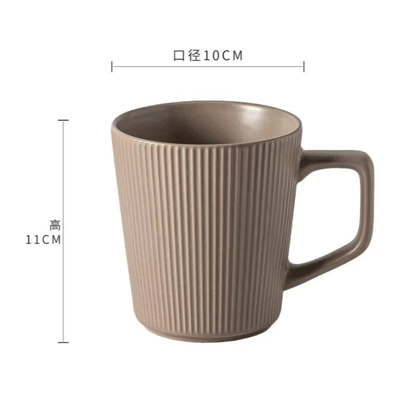 450ML Ceramics Nordic Style High-capacity Coffee Mug