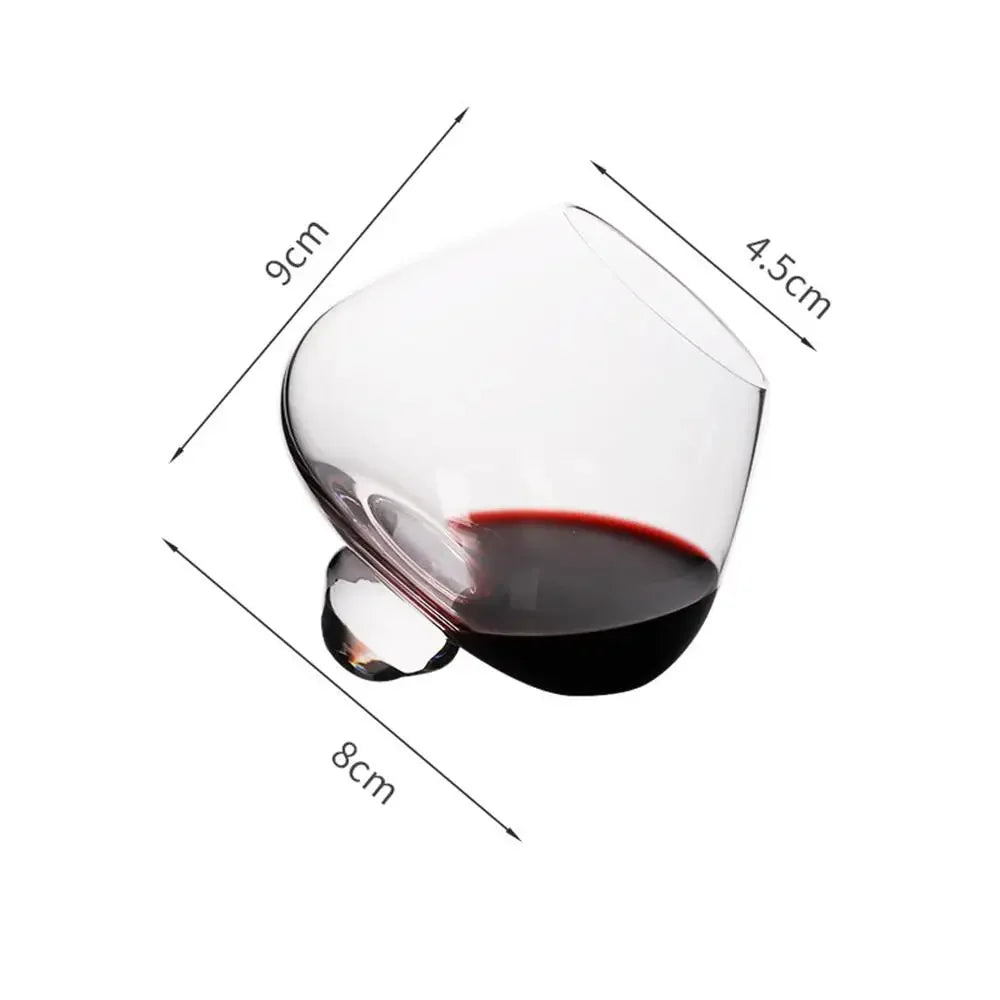 Irregular Rotating Whiskey/Wine Glass