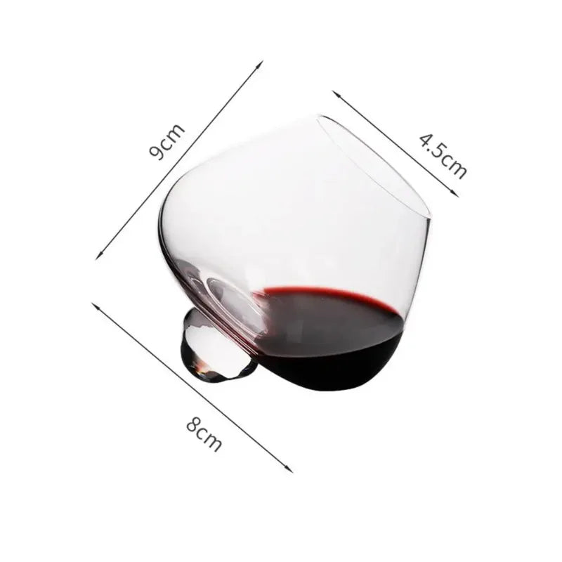 Irregular Rotating Whiskey/Wine Glass