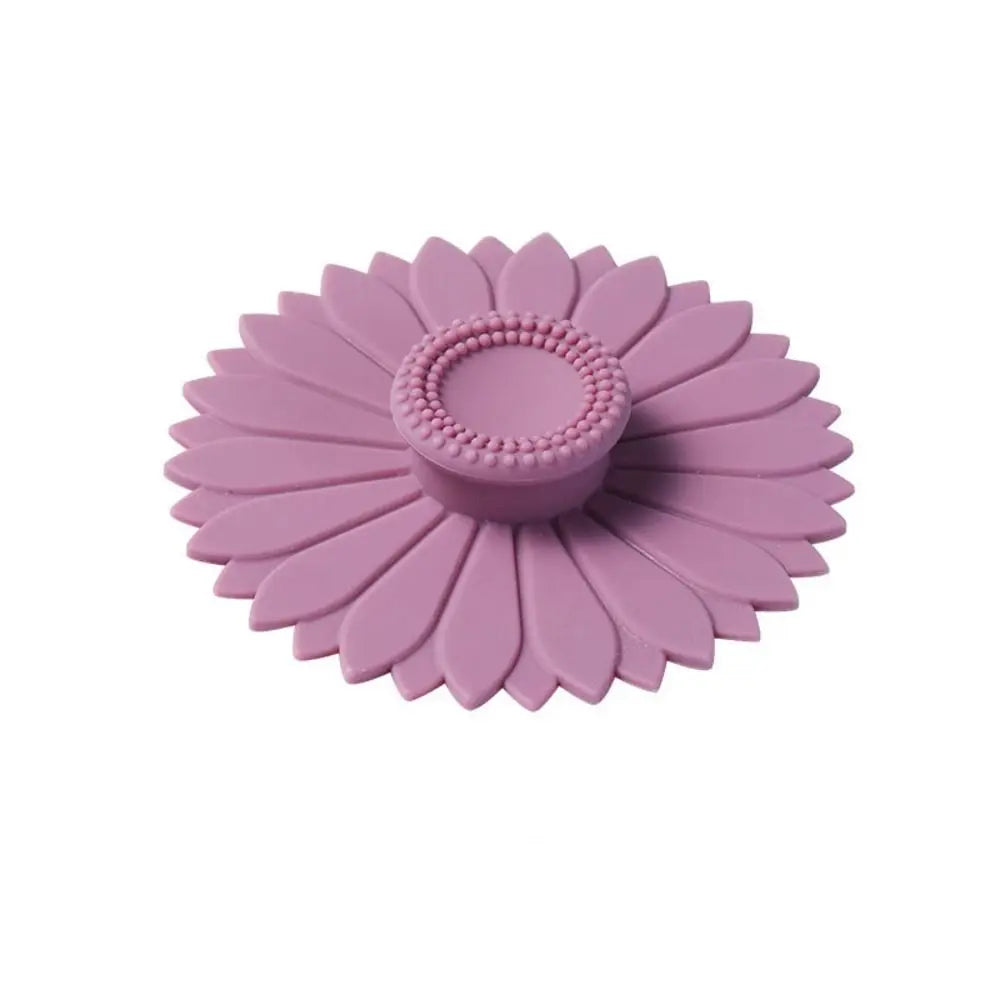 Seamless Sunflower Silicone Cup Lid