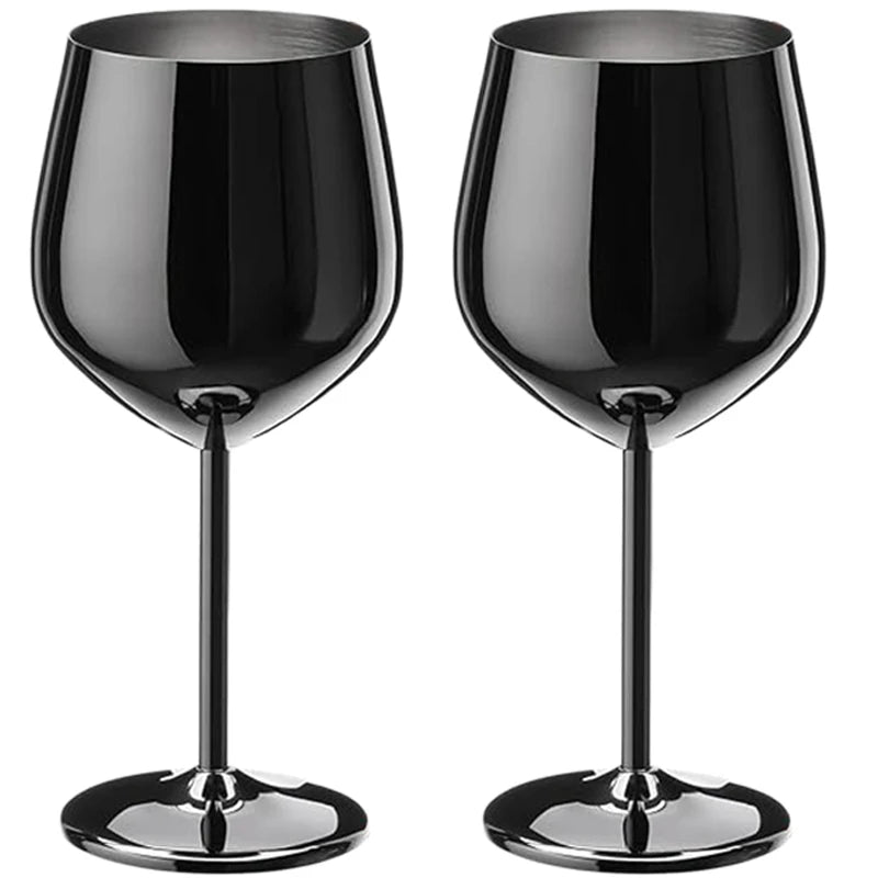 New Stainless Steel Cocktail Glasses