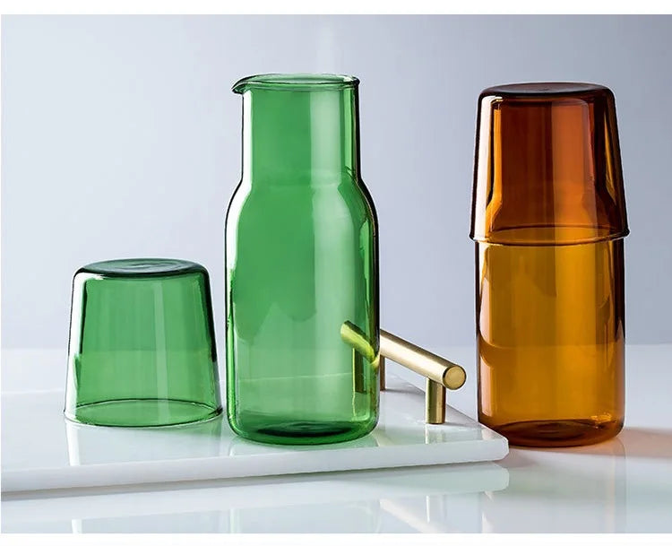 550ml Bedside Water Carafe and Glass Set