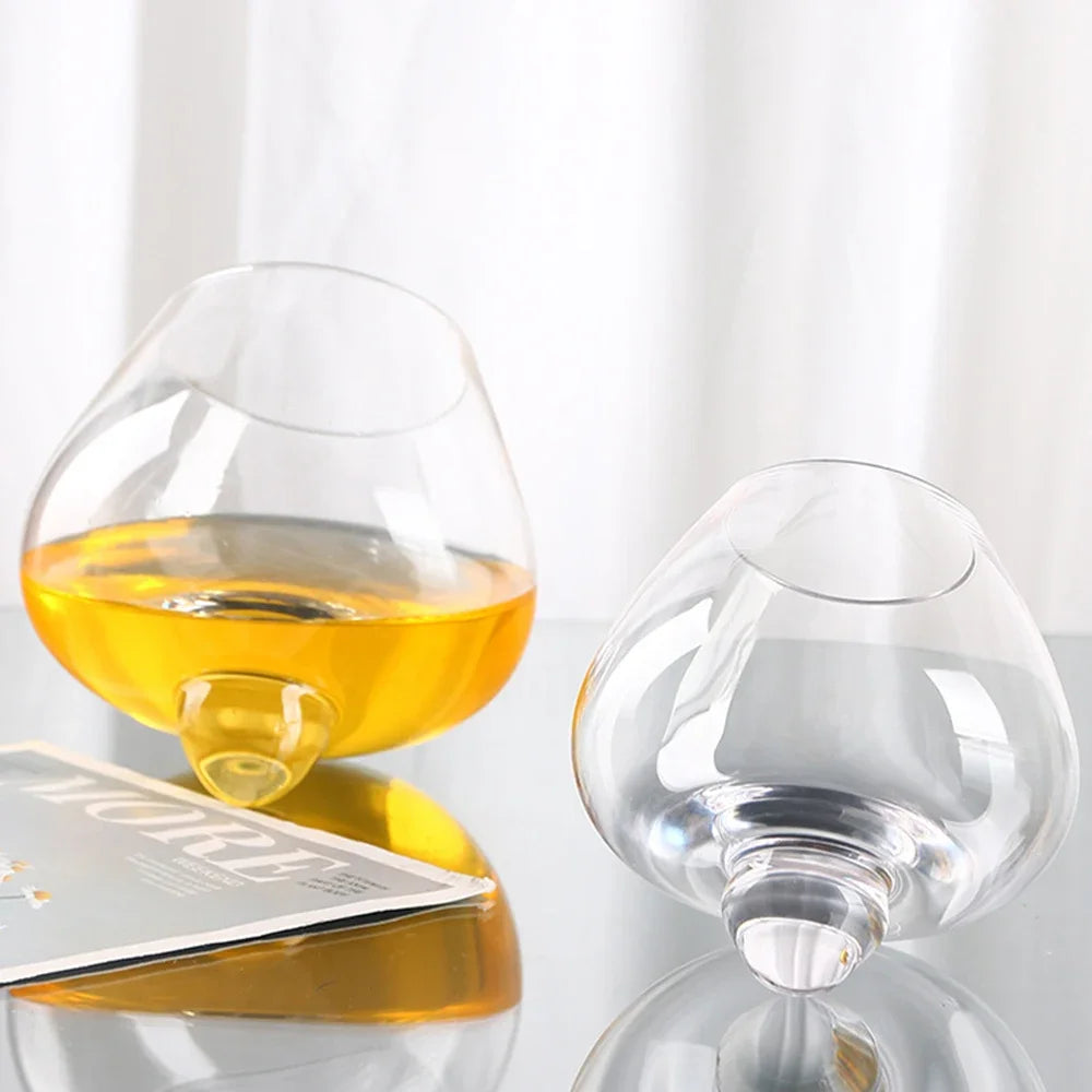 Irregular Rotating Whiskey/Wine Glass