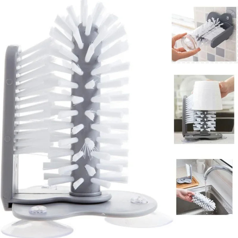 Sink Cup Scrubber & Glass Cleaner