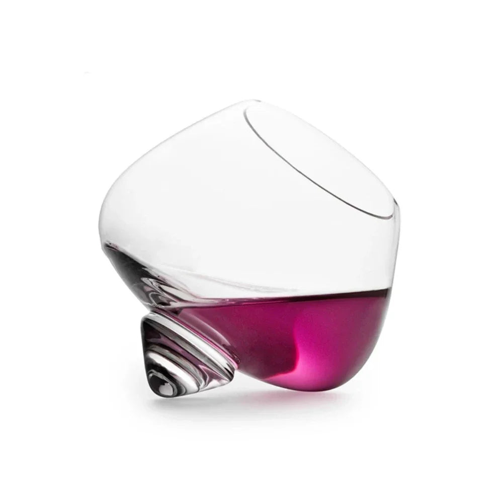 Irregular Rotating Whiskey/Wine Glass