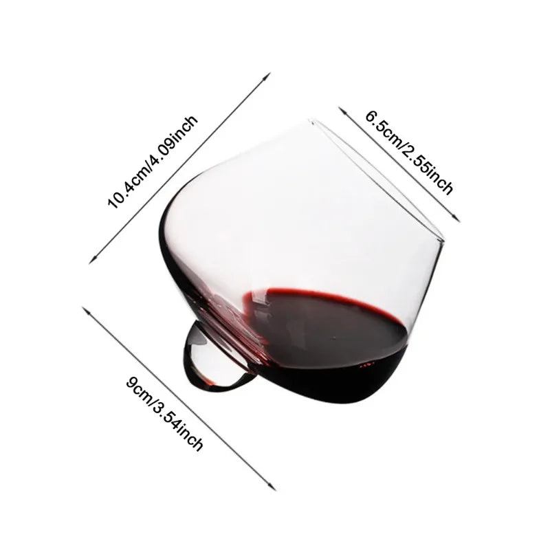 Irregular Rotating Whiskey/Wine Glass