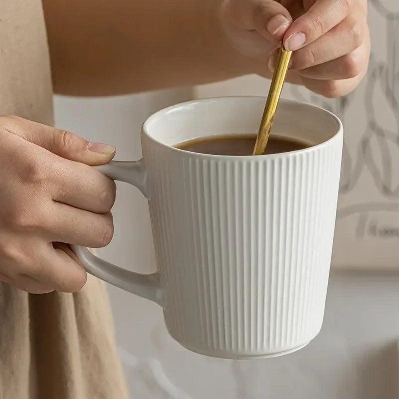 450ML Ceramics Nordic Style High-capacity Coffee Mug