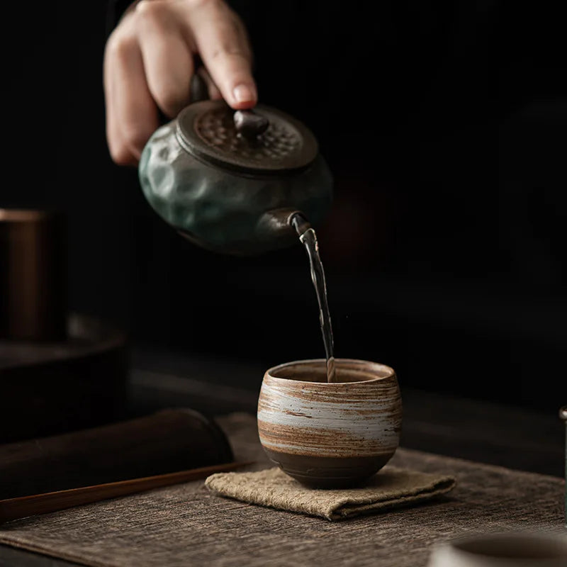 Japanese Style Handmade Stoneware Tea Cup