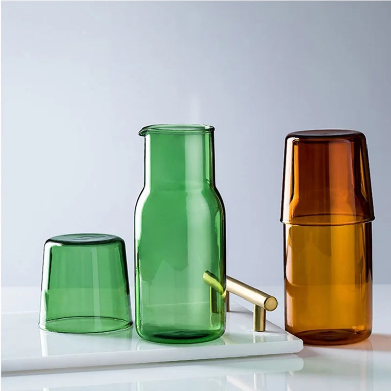 550ml Bedside Water Carafe and Glass Set