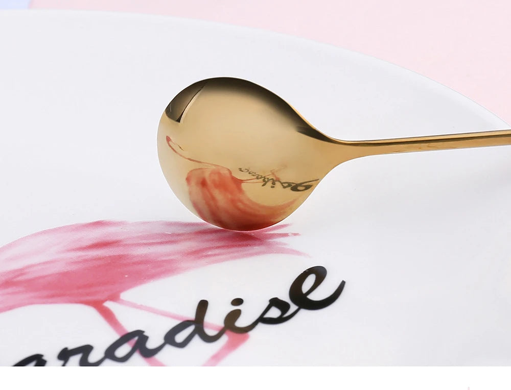 Stainless Steel Creative Candy Donut Dessert Fork/Spoon
