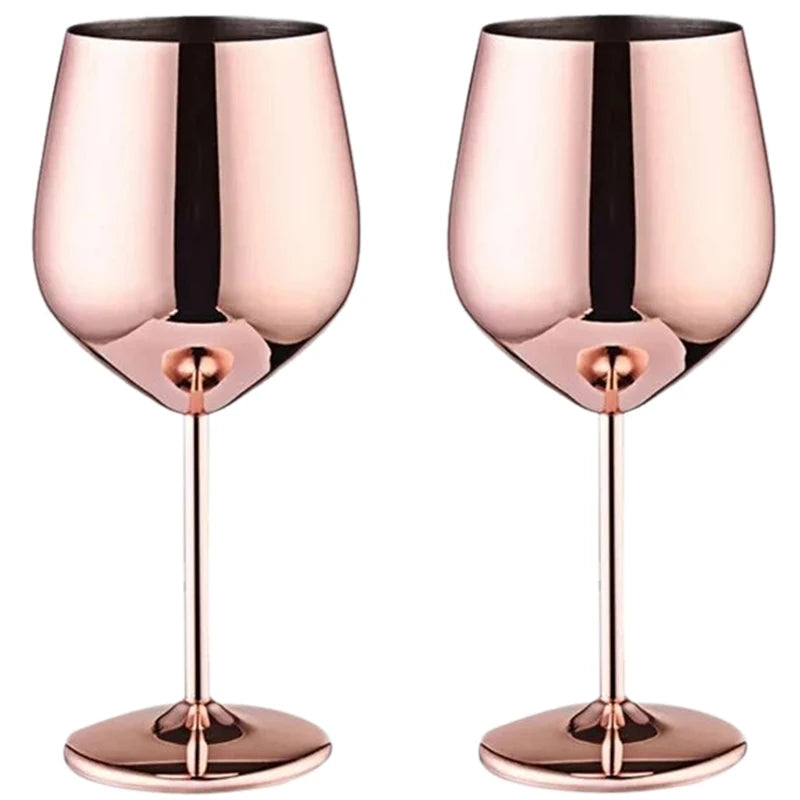 New Stainless Steel Cocktail Glasses