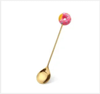 Stainless Steel Creative Candy Donut Dessert Fork/Spoon