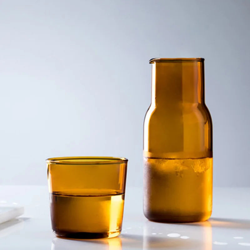550ml Bedside Water Carafe and Glass Set