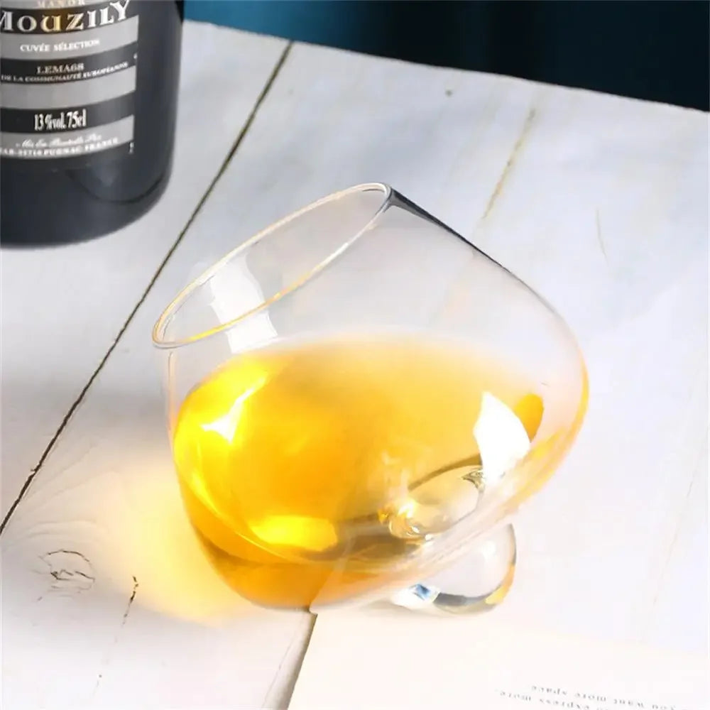 Irregular Rotating Whiskey/Wine Glass