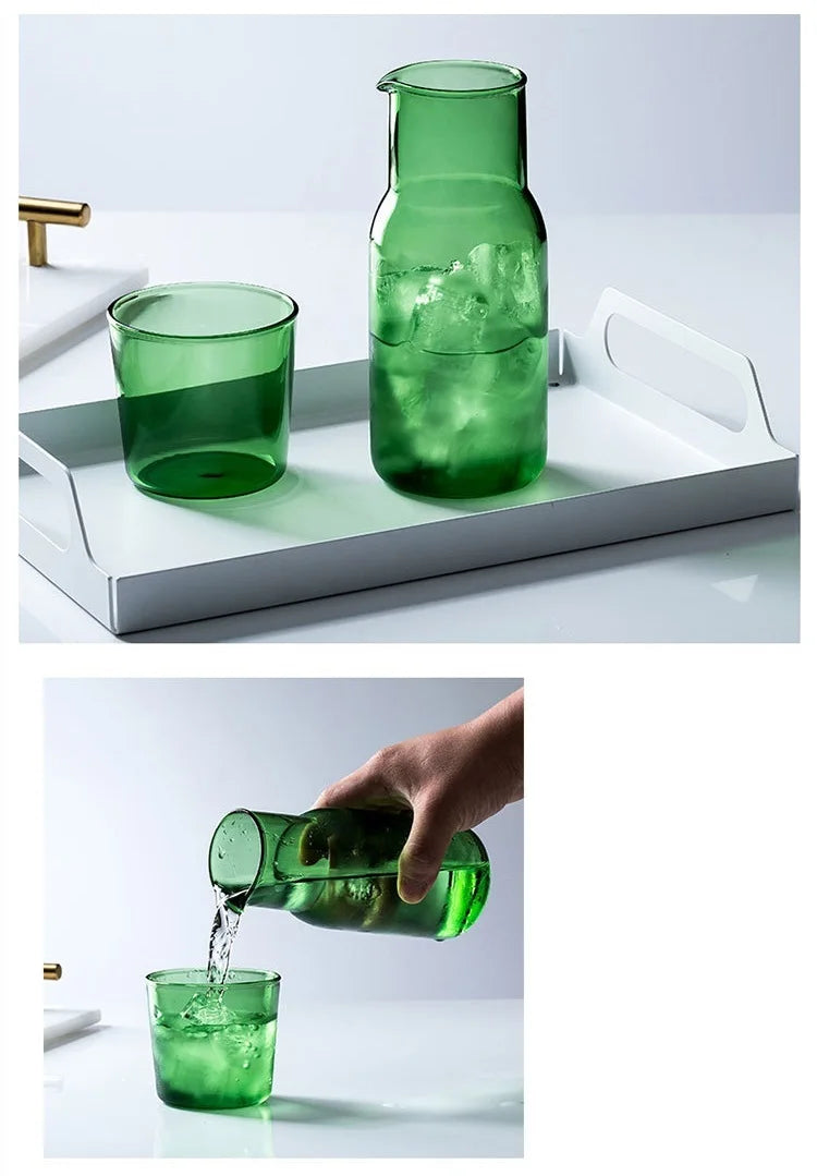 550ml Bedside Water Carafe and Glass Set