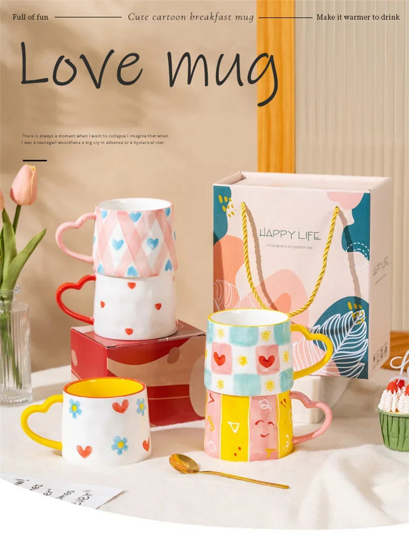 300ml Cute Creative Handmade Mug