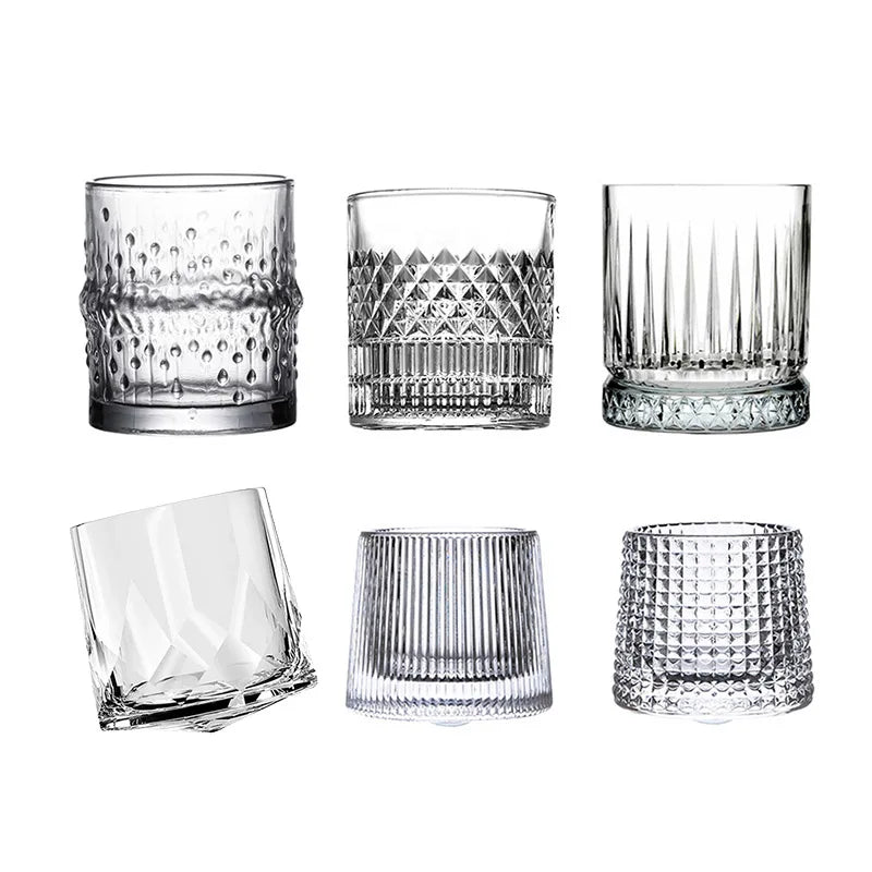 Whiskey Glass, Old Fashioned Rocks Glasses Tumblers.
