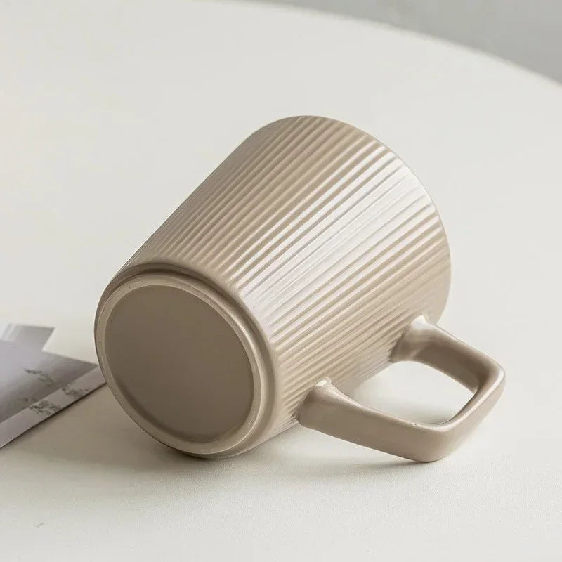 450ML Ceramics Nordic Style High-capacity Coffee Mug
