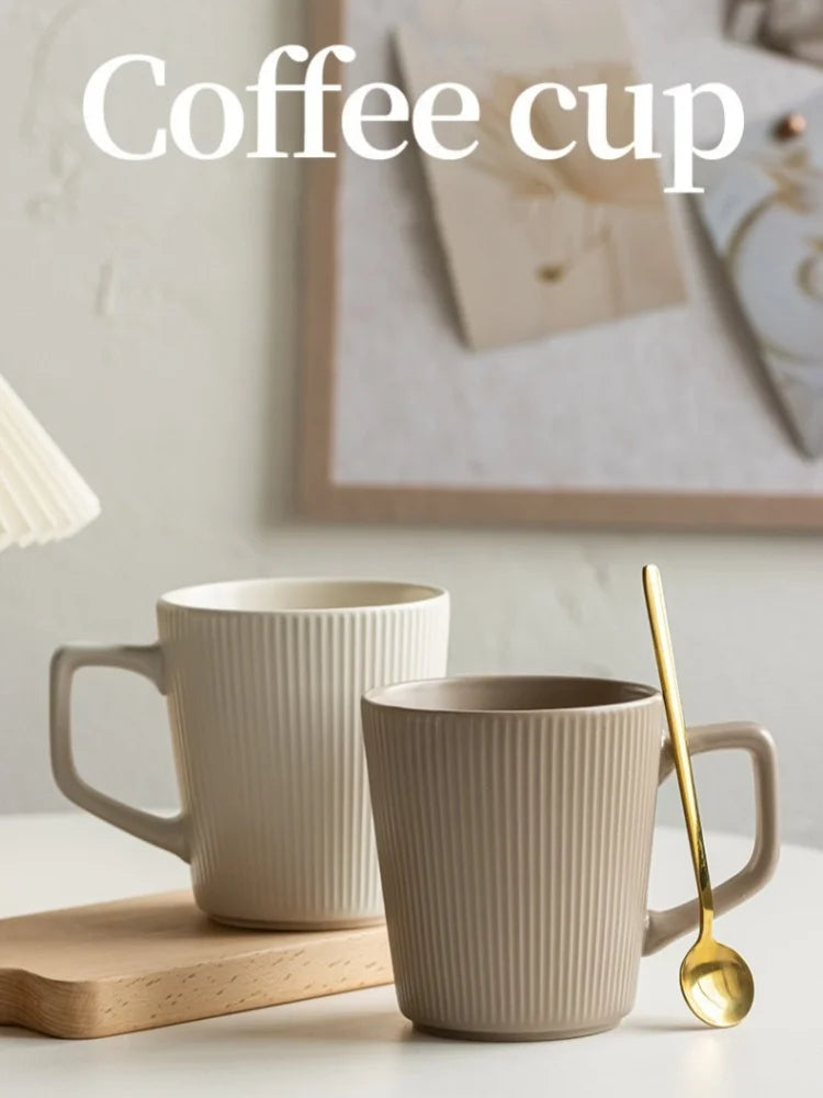 450ML Ceramics Nordic Style High-capacity Coffee Mug