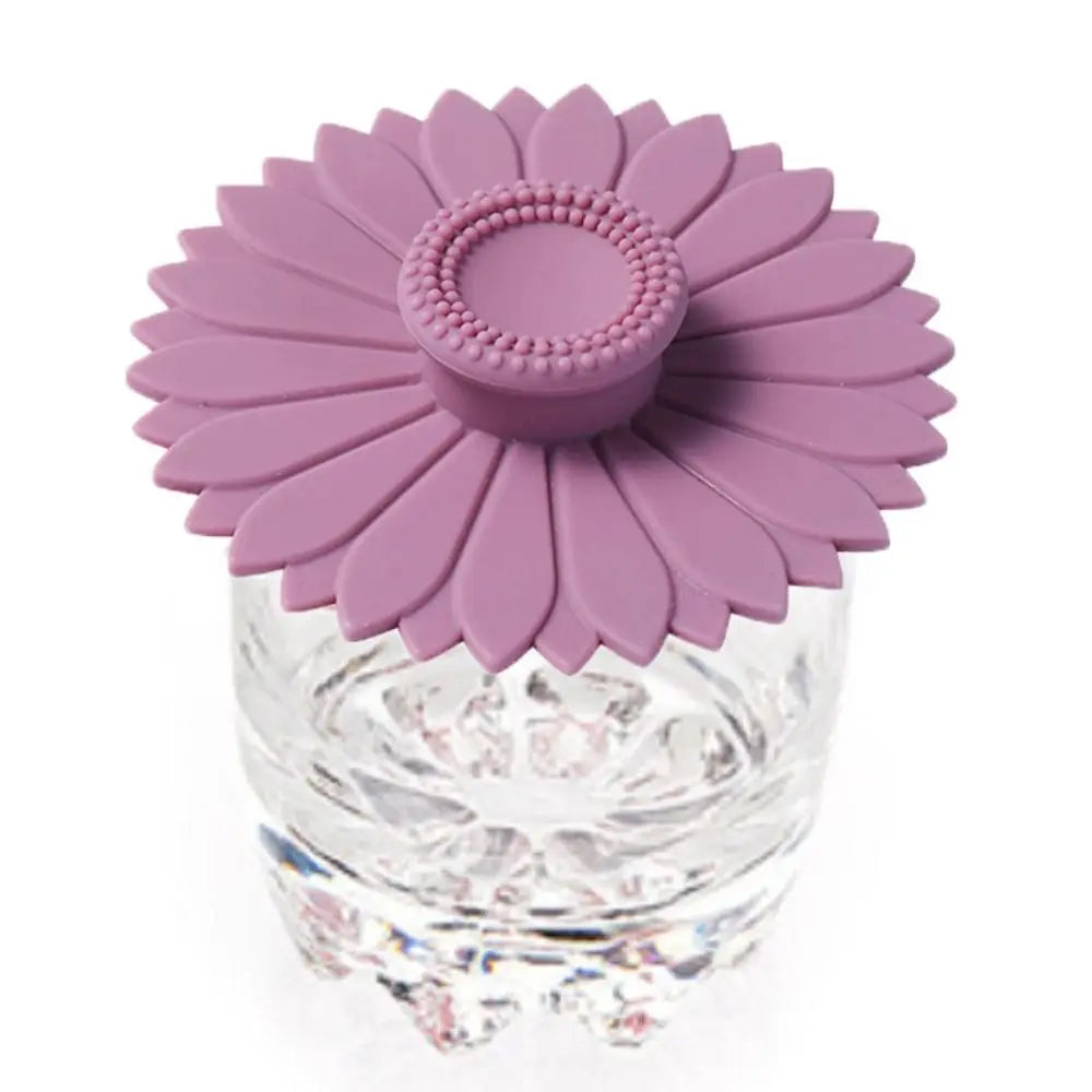 Seamless Sunflower Silicone Cup Lid